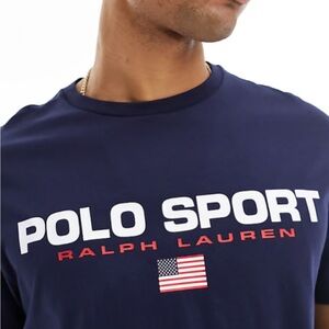 NWT!! Polo Sport Dark Blue Tee with Logo